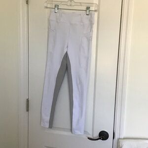 White equestrian breeches from the brand Free Ride Equestrian.